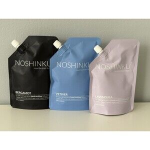 Noshinku Pocket Hand Sanitizer Refill Bags Lot of 3 100mL 3.04 Each Variety New!